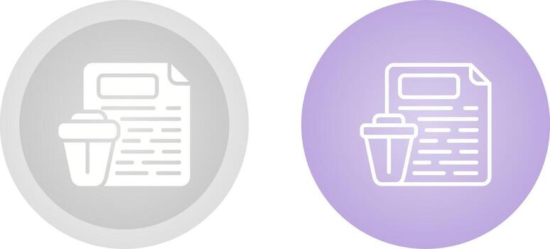 Eliminar botón vector icono