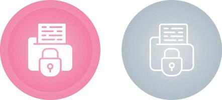 Secure Folder Vector Icon