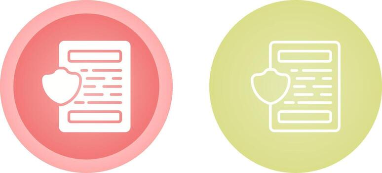 icono de vector de documento