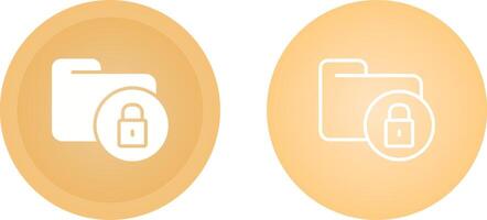 Secure Folder Vector Icon