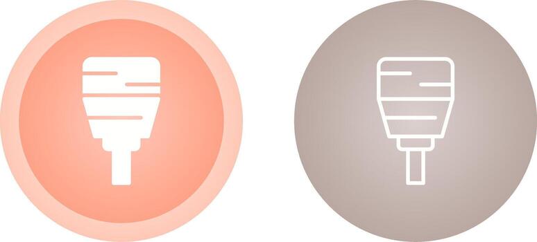 icono de vector de cable