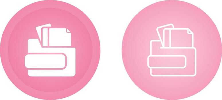 icono de vector de documento