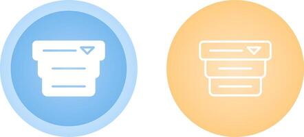 Drop Down Menu Vector Icon