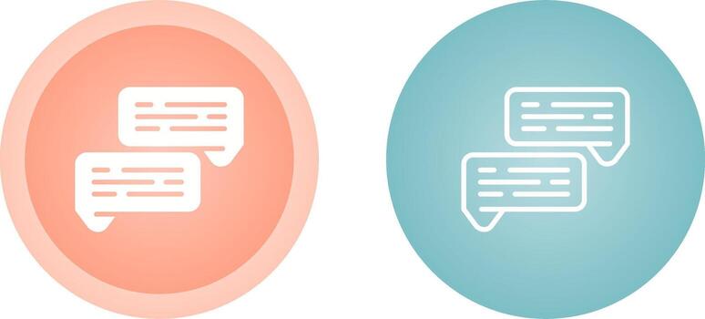 icono de vector de chat