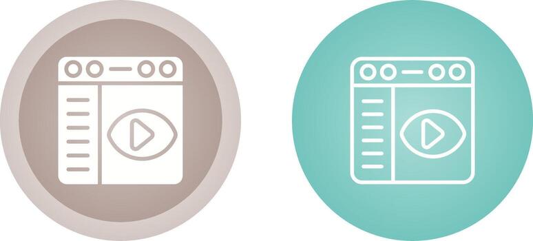 icono de vector de navegador