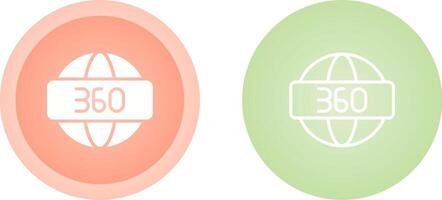 360 Degrees Vector Icon