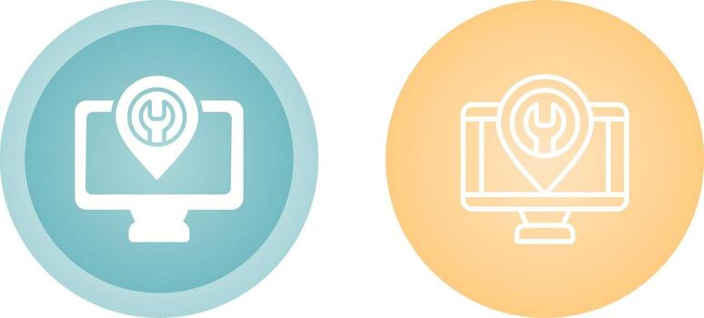 Computer Vector Icon