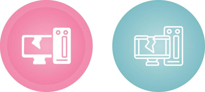 Desktop Computer Vector Icon