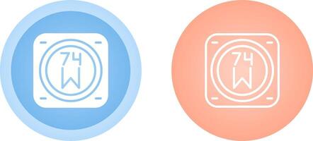 Unique Two Icons Set vector