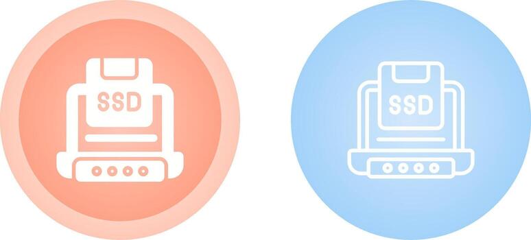 Solid State Drive Vector Icon
