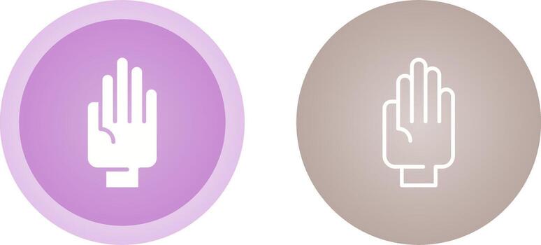 icono de vector de mano