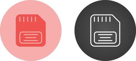 Memory Card Vector Icon