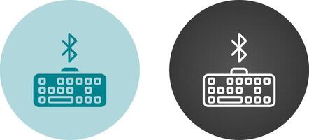 Bluetooth Keyboard Vector Icon