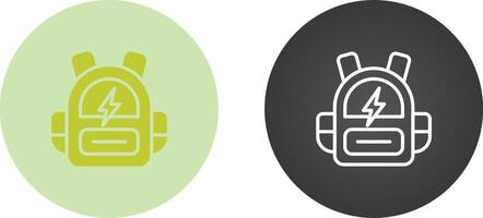 Smart Backpack Vector Icon