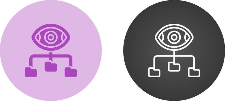 icono de vector de visualización de datos