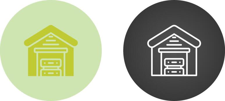 Data Warehouse Vector Icon