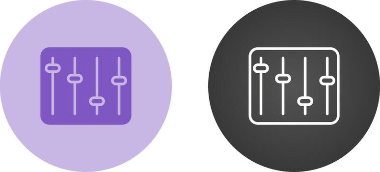 icono de vector de ecualizador