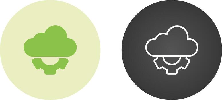 Cloud API Vector Icon