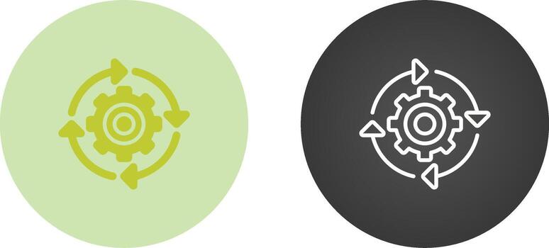 continuo integración vector icono