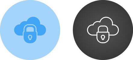 Private Cloud Vector Icon