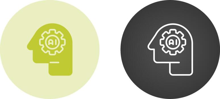 Artificial Intelligence Vector Icon