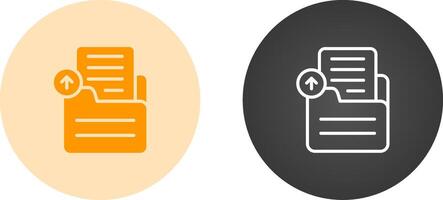 Document Upload Vector Icon
