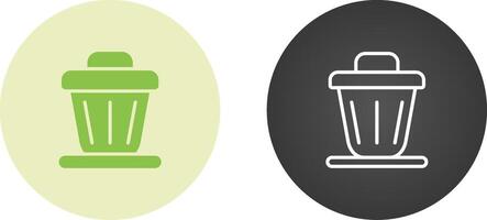 Trash bin Vector Icon