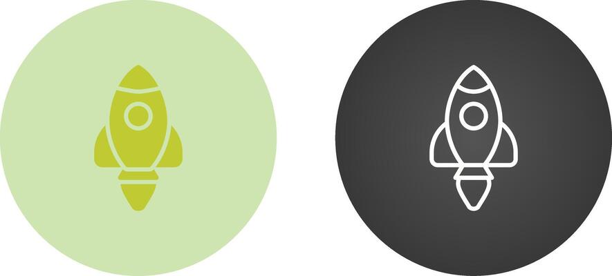 Rocket Lunch Vector Icon