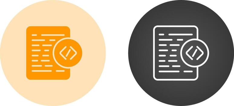 documento metadatos vector icono