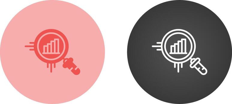 icono de vector de analítica