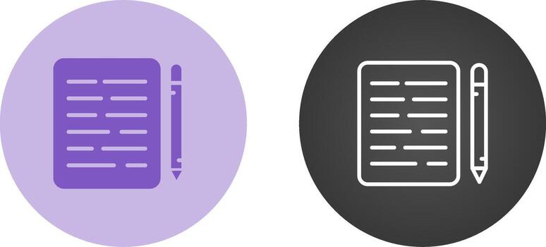 documento edición vector icono