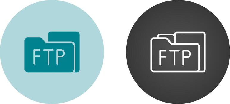 FTP Access Vector Icon