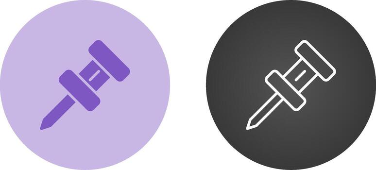Pushpin Vector Icon