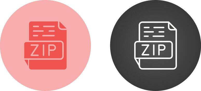 ZIP Vector Icon