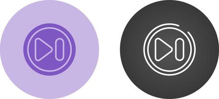 Next Track Button Vector Icon