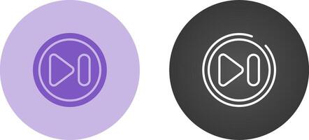 Next Track Button Vector Icon