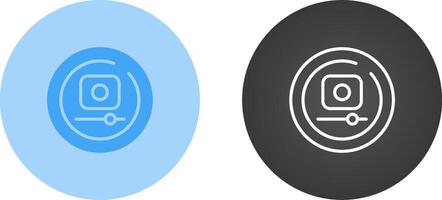 Video Record Circle Vector Icon