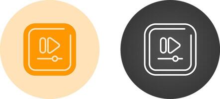 Video Fast Square Triangle Vector Icon