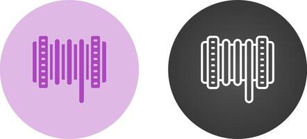 cable rodillo vector icono