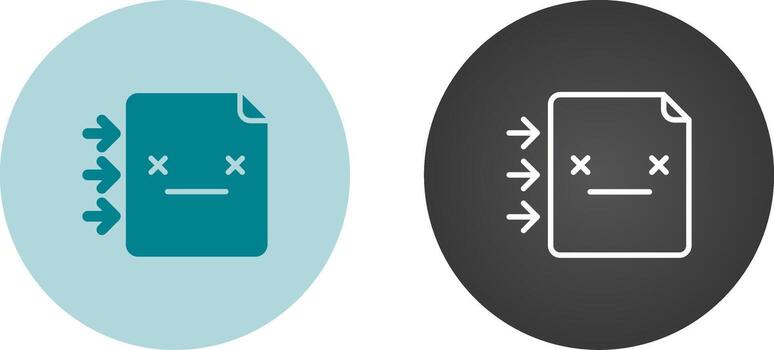 icono de vector de documento