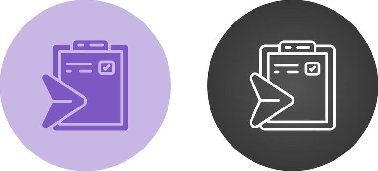 enviar icono de vector