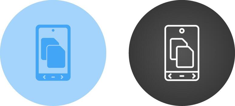 copiar icono de vector