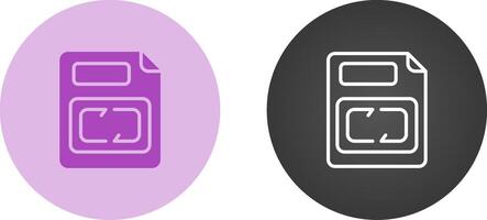 icono de vector de documento