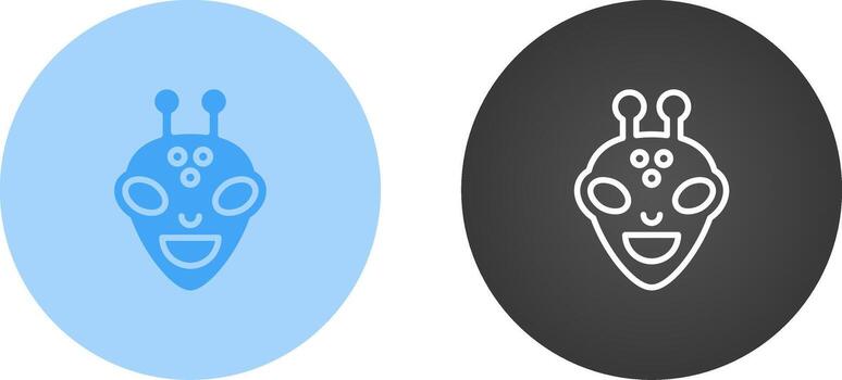 icono de vector alienígena