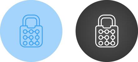 Pattern Lock Vector Icon