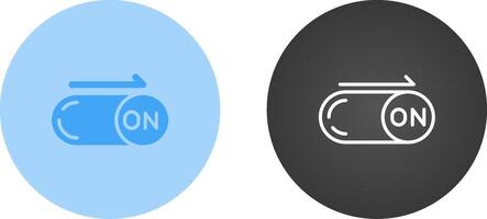 On Button Vector Icon