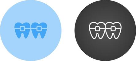 icono de vector de dientes