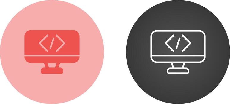 Coding Vector Icon