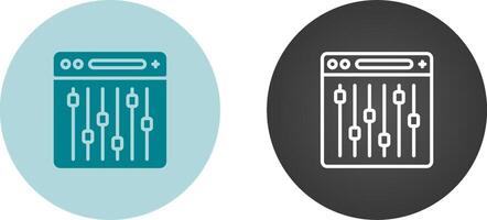 icono de vector de configuración