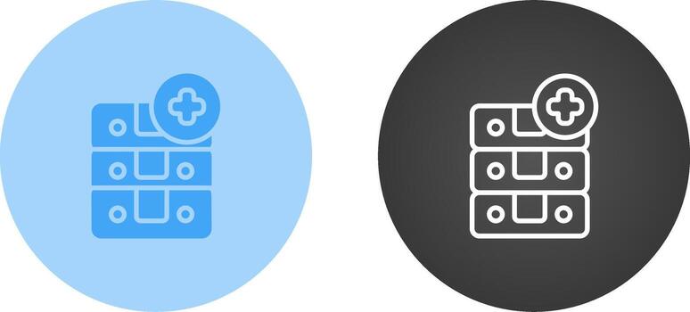 icono de vector de base de datos